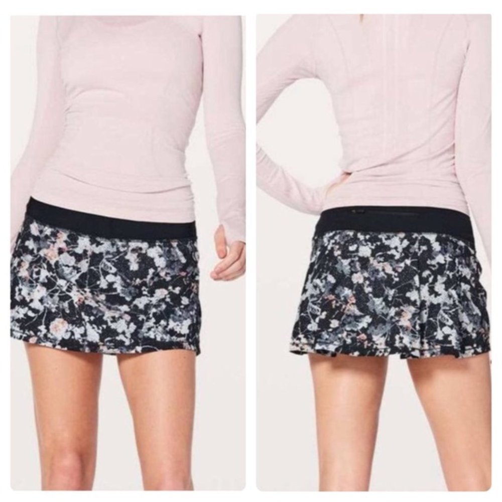 Lululemon Pace Rival Spring Bloom Skort Skirt SZ 6